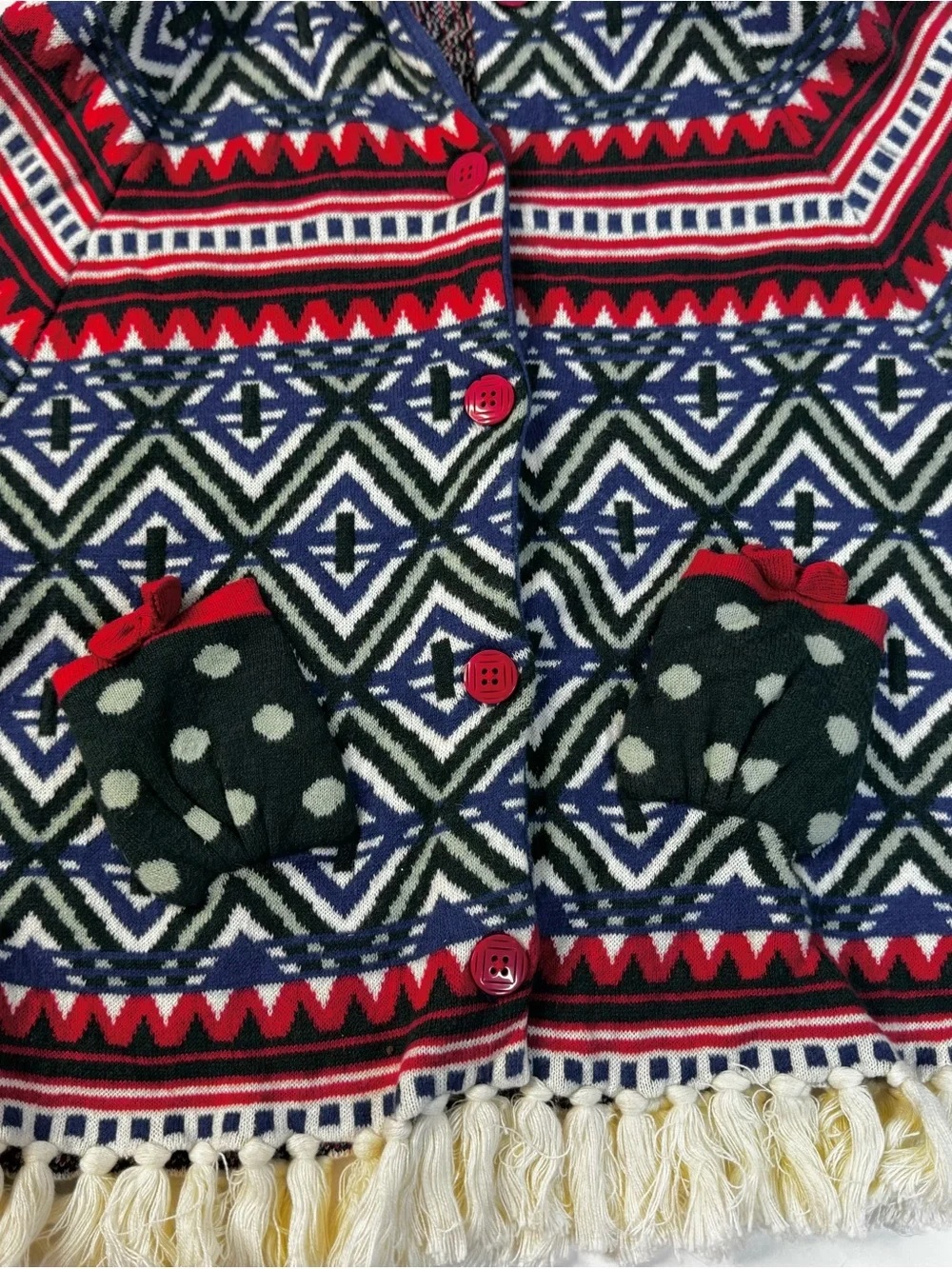 Matilda Jane Hooded Poncho A Caroling We Go